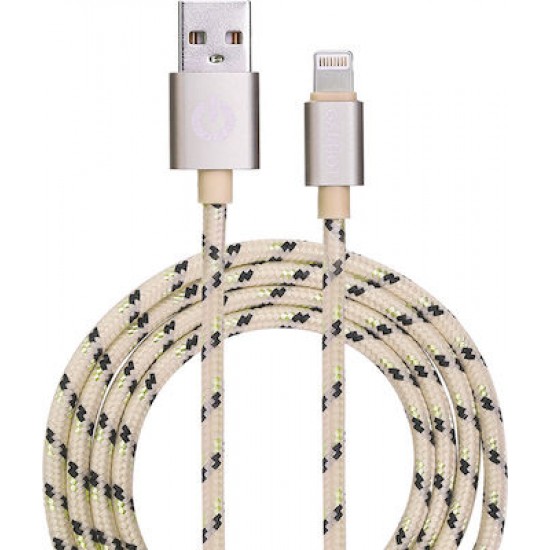GARC-05-10188 - Garbot Braided USB to Lightning Cable Χρυσό 1m Garbot Braided USB to Lightning Cable Χρυσό 1m