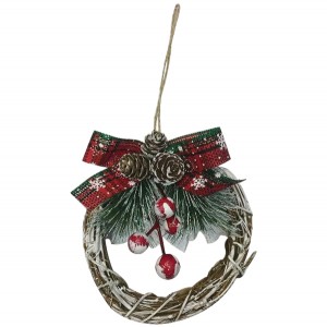Χριστουγεννιάτικο στεφάνι κρεμαστό 00001205-c Χριστουγεννιάτικο στεφάνι κρεμαστό 00001205-c