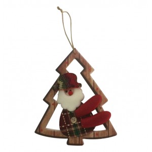 Χριστουγεννιάτικο ξύλινο κρεμαστό δέντρο 00001265