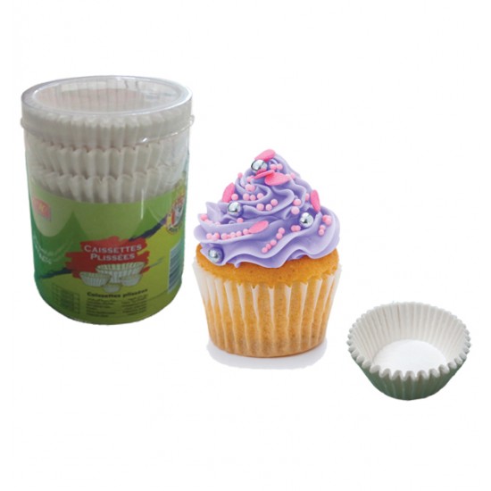 Σετ 150 πτυχωτά χαρτάκια cupcake για φούρνο [00101197]
