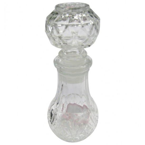 Γυάλινη διάφανη φιάλη 12x5 cm - 50ml [00103207]