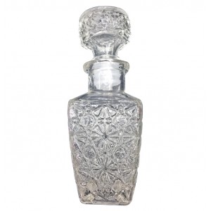 Γυάλινη διάφανη φιάλη με καπάκι - 100ml 00103212