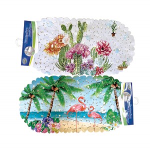 Πλαστικό αντιολισθητικό πατάκι μπανιέρας 34x66cm 00402496