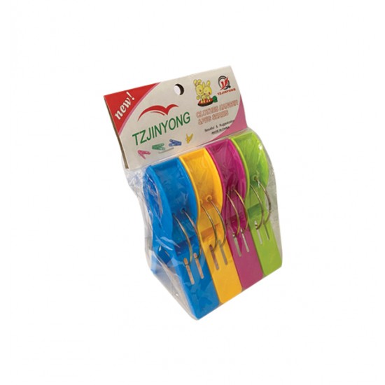 AG-00403081 - Σετ 4 μανταλάκια γίγας 11cm 00403081 Σετ 4 μανταλάκια γίγας 11cm 00403081