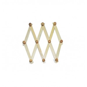 Κρεμάστρα τοίχου ξύλινη πτυσσώμενη 32 x 87,5 εκ. 00501054