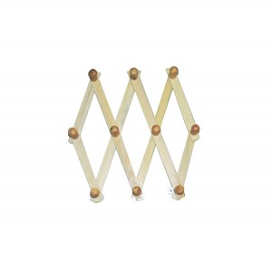 Κρεμάστρα τοίχου ξύλινη πτυσσώμενη 32 x 87,5 εκ. 00501054