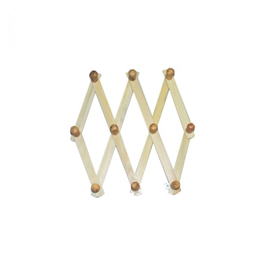 Κρεμάστρα τοίχου ξύλινη πτυσσώμενη 32 x 87,5 εκ. [00501054]