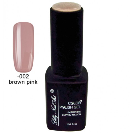 Ημιμόνιμο τριφασικό μανό 12ml - Brown pink [40504008-002]