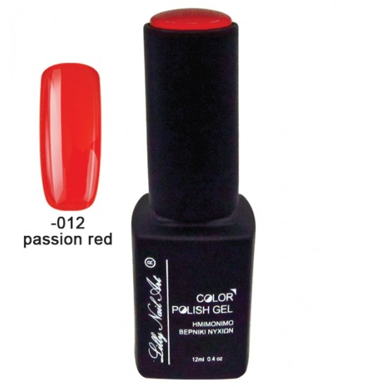 Ημιμόνιμο τριφασικό μανό 12ml - Passion red [40504008-012]