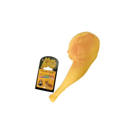 Πλαστικό παιχνίδι σκύλου μπούτι κοτόπουλο 19cm 10501660