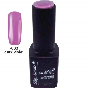 Ημιμόνιμο τριφασικό μανό 12ml - Dark violet 40504008-033 Ημιμόνιμο τριφασικό μανό 12ml - Dark violet 40504008-033