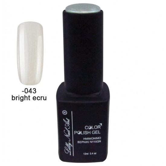 Ημιμόνιμο τριφασικό μανό 12ml - Bright ecru [40504008-043]