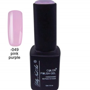 Ημιμόνιμο τριφασικό μανό 12ml - Pink purple 40504008-049 Ημιμόνιμο τριφασικό μανό 12ml - Pink purple 40504008-049