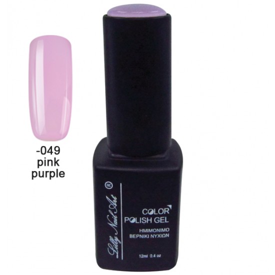 Ημιμόνιμο τριφασικό μανό 12ml - Pink purple [40504008-049]