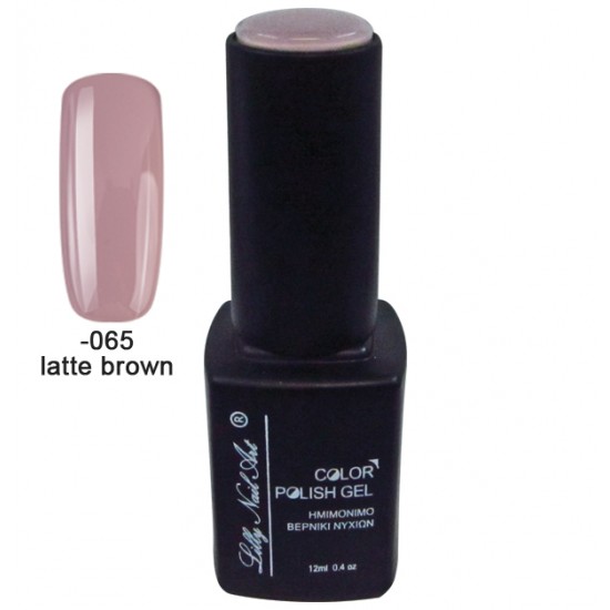 Ημιμόνιμο τριφασικό μανό 12ml - Latte brown [40504008-065]