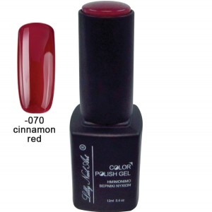 Ημιμόνιμο τριφασικό μανό 12ml - Cinnamon red 40504008-070 Ημιμόνιμο τριφασικό μανό 12ml - Cinnamon red 40504008-070