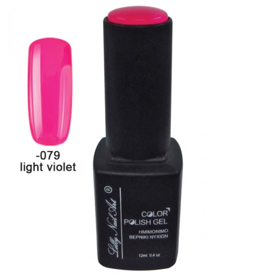 Ημιμόνιμο τριφασικό μανό 12ml - Light violet [40504008-079]