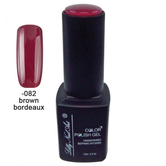 Ημιμόνιμο τριφασικό μανό 12ml - Brown bordeaux [40504008-082]