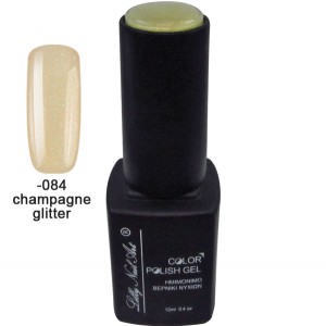 Ημιμόνιμο τριφασικό μανό 12ml - Champagne glitter 40504008-084 Ημιμόνιμο τριφασικό μανό 12ml - Champagne glitter 40504008-084