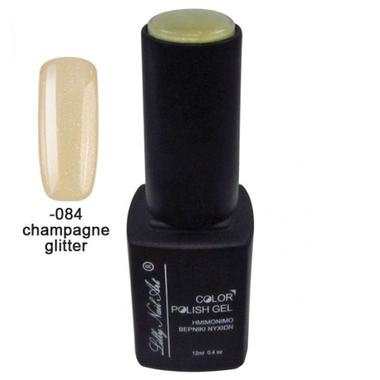 Ημιμόνιμο τριφασικό μανό 12ml - Champagne glitter [40504008-084]