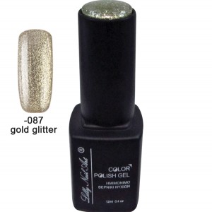 Ημιμόνιμο τριφασικό μανό 12ml - Gold glitter 40504008-087 Ημιμόνιμο τριφασικό μανό 12ml - Gold glitter 40504008-087