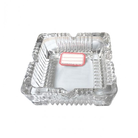 Τετράγωνο γυάλινο τασάκι 10704085