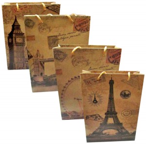 Χάρτινη τσάντα-σακούλα δώρου 36x27cm 11401234