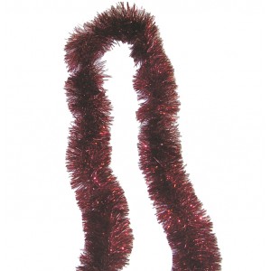 Κόκκινη Χριστουγεννιάτικη γιρλάντα 200εκ φ10εκ 00000389