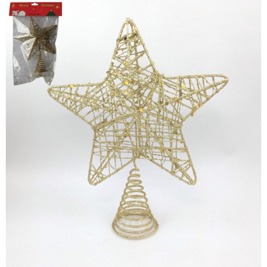 Συρμάτινη κορυφή Χριστουγεννιάτικου δέντρου [00000948]