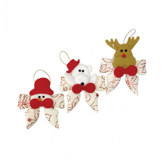 Κρεμαστό Χριστουγεννιάτικο στολίδι 12x10 cm [00001160]