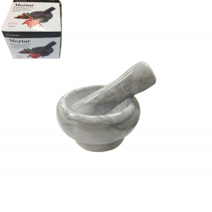 Μαρμάρινο γουδί 8x8 cm με γουδοχέρι 00101462 Μαρμάρινο γουδί 8x8 cm με γουδοχέρι 00101462