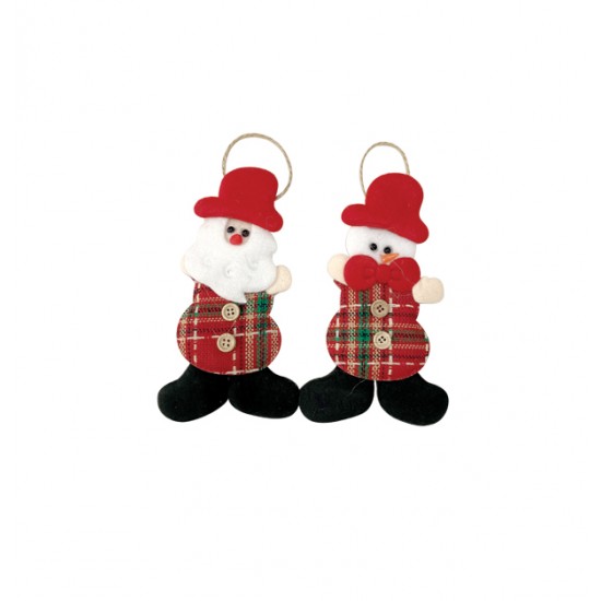 Χριστουγεννιάτικο λούτρινο κρεμαστό [00001219]