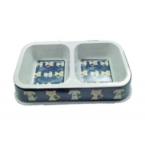 Διπλό μπόλ φαγητού σκύλου σε διάφορα σχέδια 10501703 Διπλό μπόλ φαγητού σκύλου σε διάφορα σχέδια 10501703