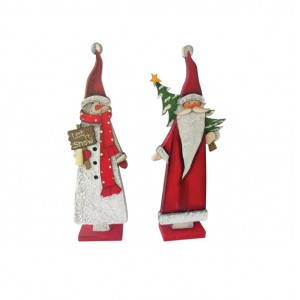 Ξύλινος διακοσμητικός χιονάνθρωπος Άη Βασίλης 23 x 16cm 00001506 Ξύλινος διακοσμητικός χιονάνθρωπος Άη Βασίλης 23 x 16cm 00001506