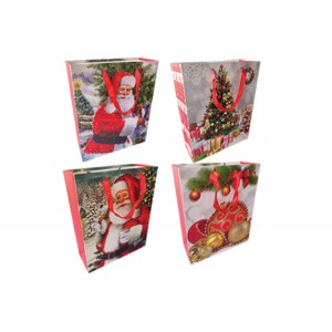 Χριστουγεννιάτικη σακούλα δώρου 53 x 43 00001614-C