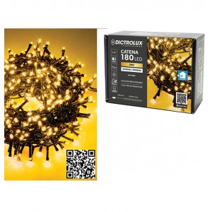 180 λαμπάκια led χρυσό 7,2m 02449957ΒΙ