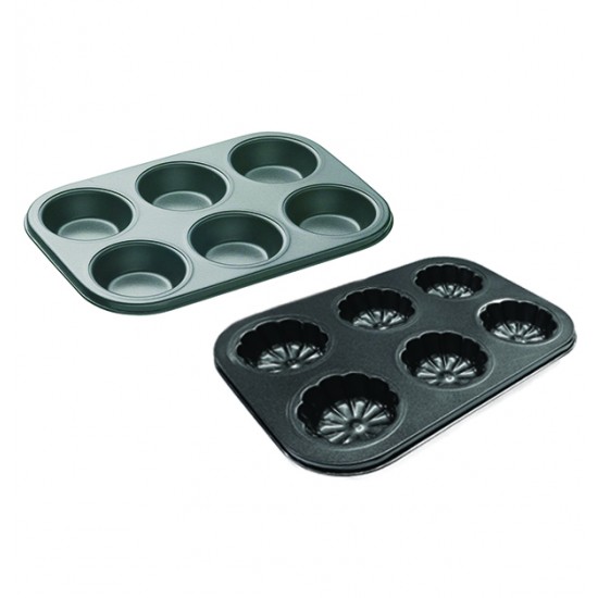 Φόρμα ζαχαροπλαστικής 6 θέσεων 26 x 18 cm 00101919