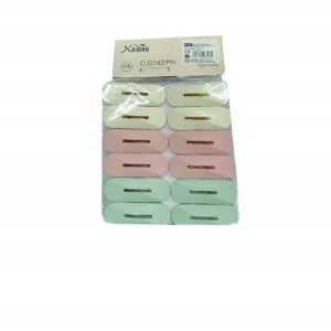 Σετ 12 πλαστικά μανταλάκια 6,5cm 00105057