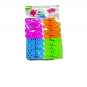 Σετ 16 πλαστικά μανταλάκια 6,5cm 00105058