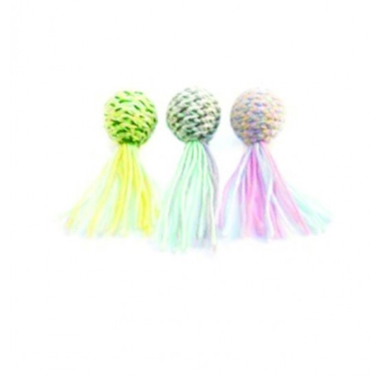 AG-10501744 - Παιχνίδι γάτας μπαλίτσα με κλωστές 10501744 Παιχνίδι γάτας μπαλίτσα με κλωστές 10501744