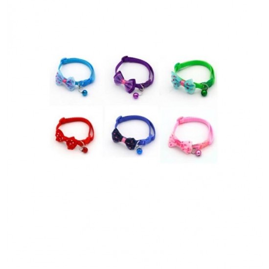 Περιλαίμιο κατοικιδίων με φιόγκο και κουδουνάκι 10501750