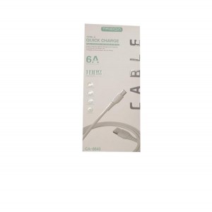 Treqa Καλώδιο ταχείας φόρτισης CA-8643 type-c 1m 6A 30502114