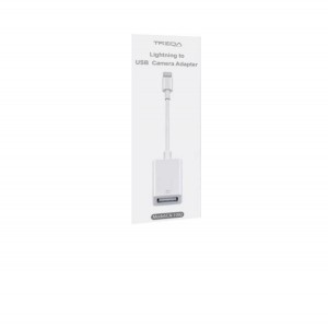 Treqa Καλώδιο μεταφοράς δεδομένων CA-1092 lightning σε usb camera 1m 30502156