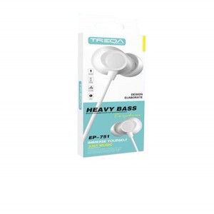Ενδώτια Ακουστικά Treqa EP-751 Heavy Bass 30502170