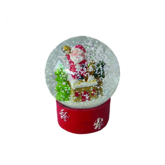 Διακοσμητική χιονόμπαλα χριστουγεννιάτικη [00001332]