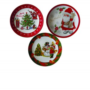 Διακοσμητική κεραμική πιατέλα 20cm 00001662-c