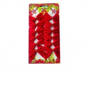 Σετ 12 φιόγκοι κόκκινοι 5,5x 5 cm 00001726 Σετ 12 φιόγκοι κόκκινοι 5,5x 5 cm 00001726