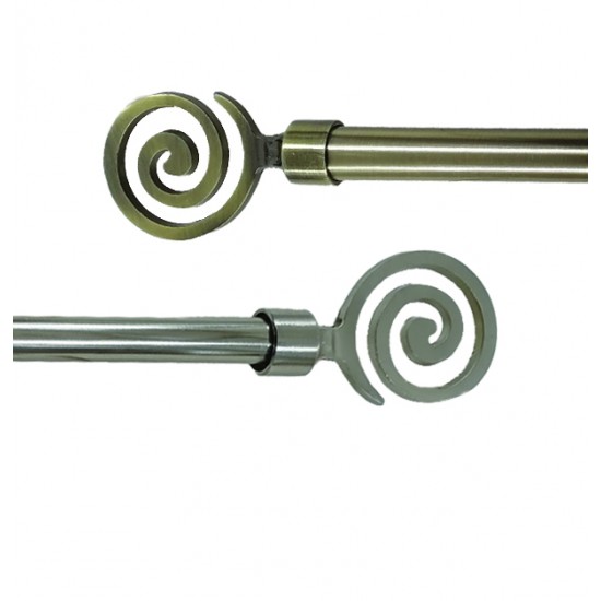 Μεταλλικό επεκτεινόμενο κουρτινόξυλο 120-210cm 00403335