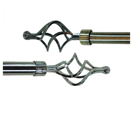 AG-00403336 - Μεταλλικό επεκτεινόμενο κουρτινόξυλο 120-210cm 00403336 Μεταλλικό επεκτεινόμενο κουρτινόξυλο 120-210cm 00403336