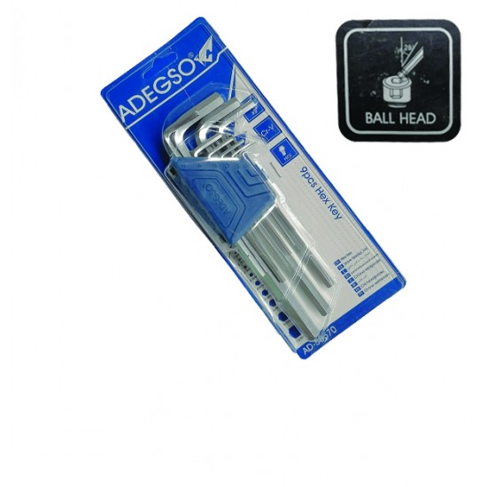 AG-30501434 - Σετ 9 κλειδιά άλεν 1,5-10mm 30501434 Σετ 9 κλειδιά άλεν 1,5-10mm 30501434